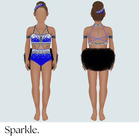 Moonlit Majesty - CHOOSE CUSTOM COLORS - 25% Deposit to Reserve - Sparkle Worldwide