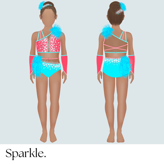 Petal Pizzazz - CHOOSE CUSTOM COLORS - 25% Deposit to Reserve - Sparkle Worldwide