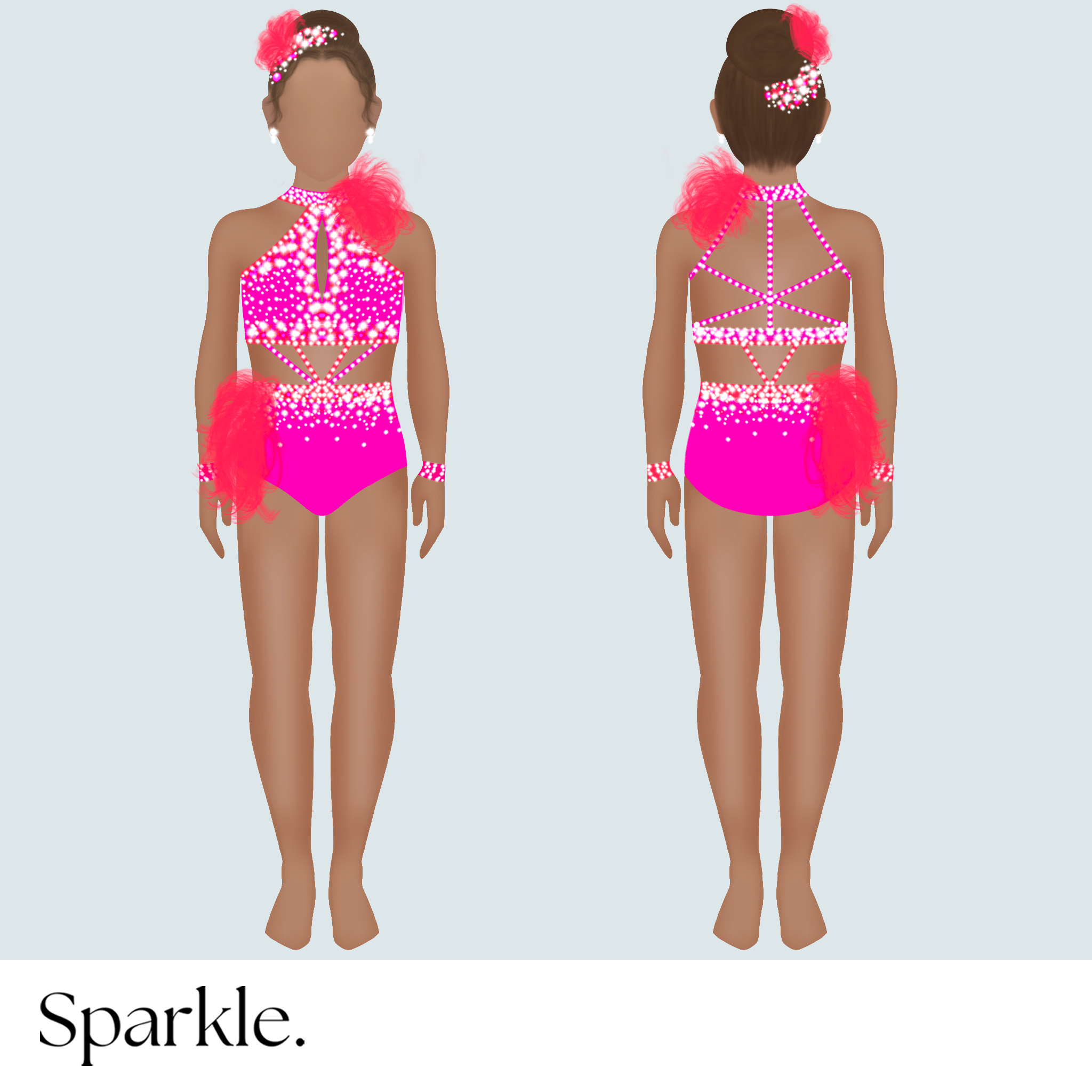 Flamingo Fling - CHOOSE CUSTOM COLORS - 25% Deposit to Reserve