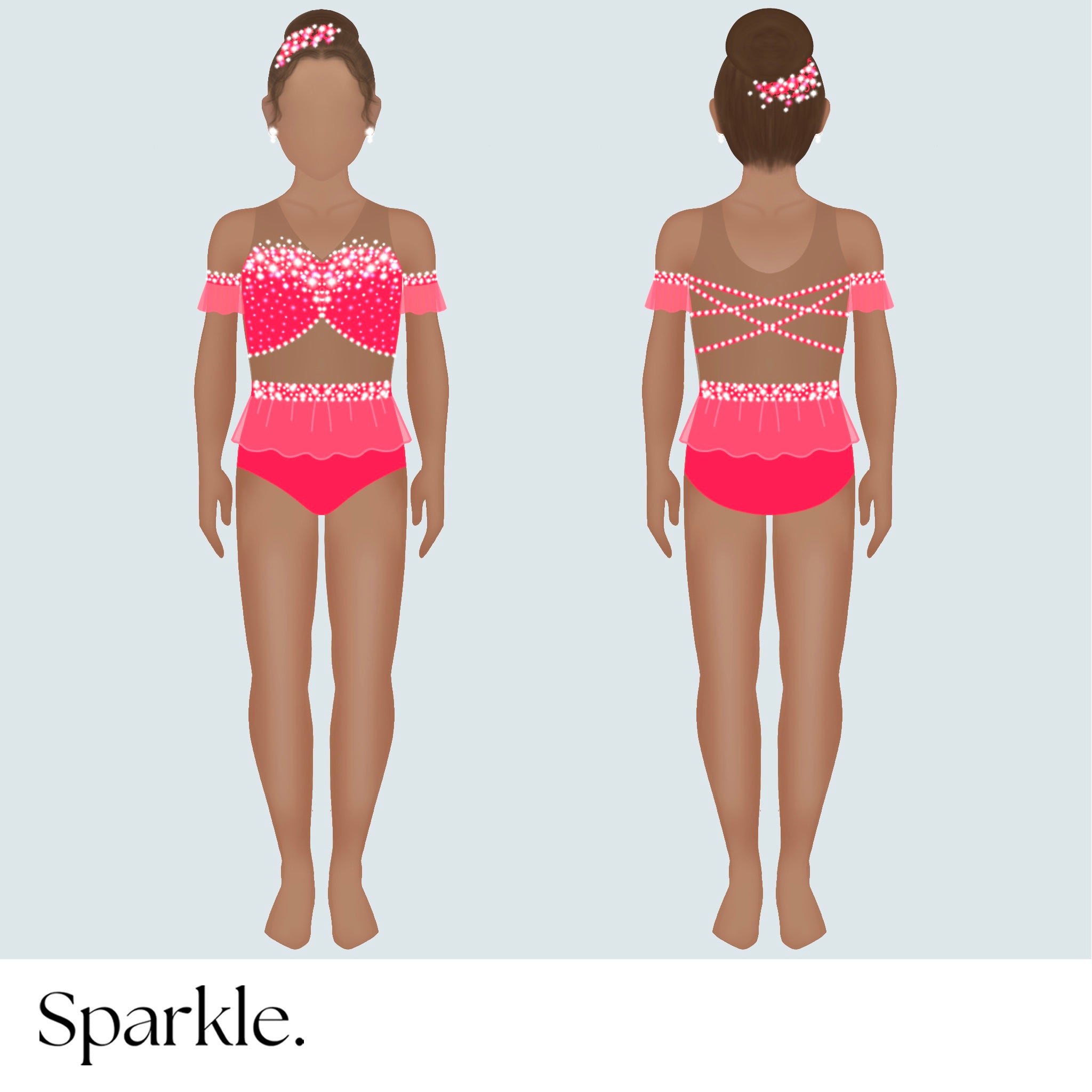 Coral Breeze - CHOOSE CUSTOM COLORS - 25% Deposit to Reserve