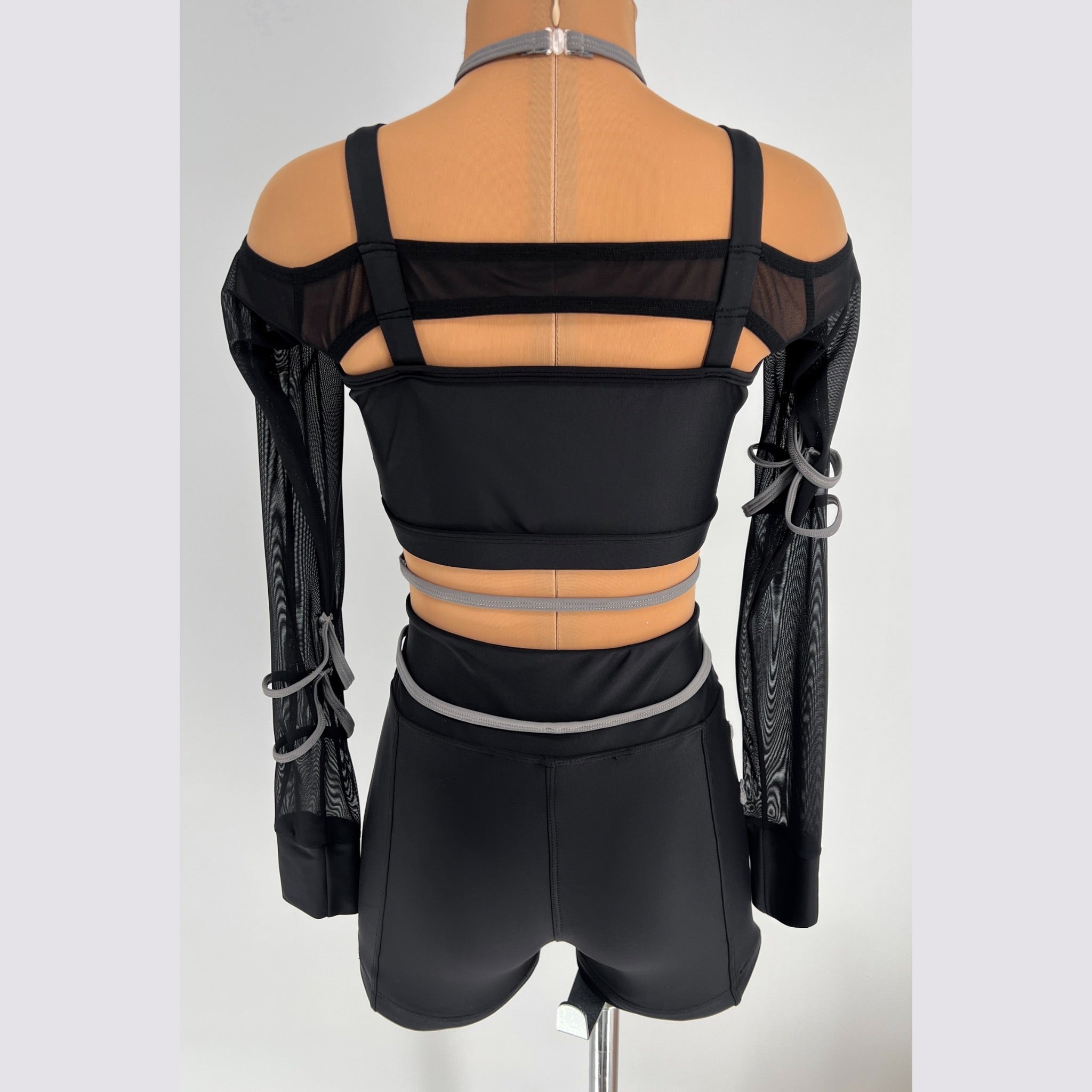 Adult Small | Shadow Rebel | Black & Grey - Sparkle Worldwide