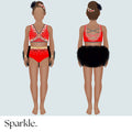 Cabaret Drama - CHOOSE CUSTOM COLORS - 25% Deposit to Reserve - Sparkle Worldwide