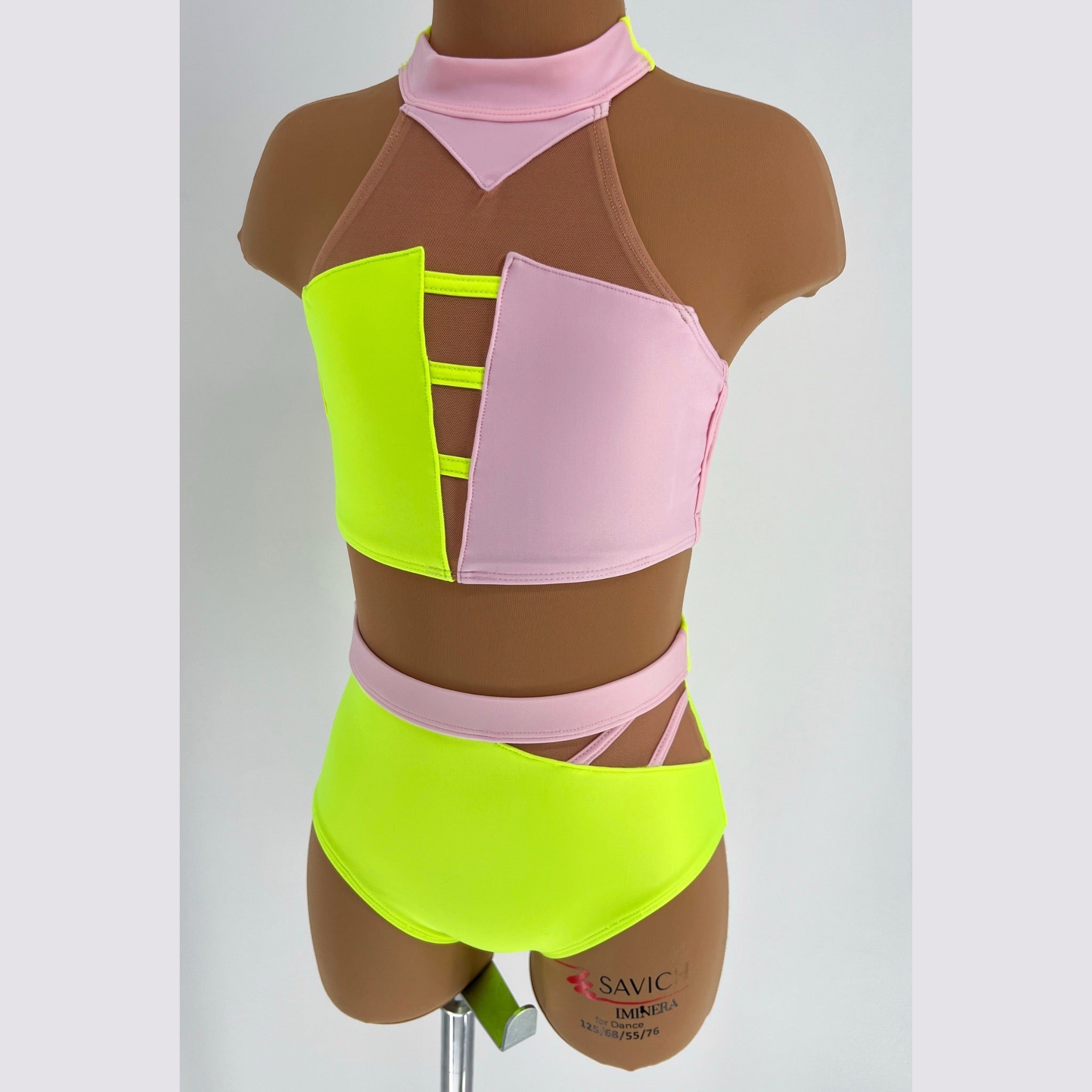 Child 8 | Neon Kiss | Neon Yellow & Baby Pink - Sparkle Worldwide