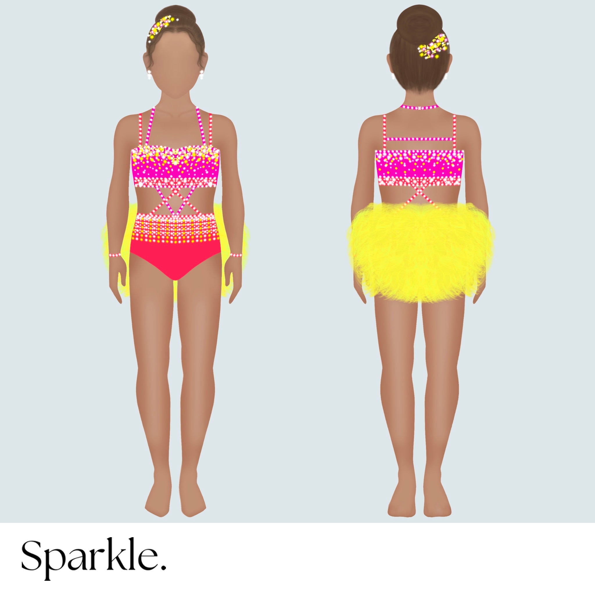 Feather Party - CHOOSE CUSTOM COLORS - 25% Deposit to Reserve - Sparkle Worldwide