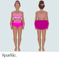 Feathered Fuchsia - CHOOSE CUSTOM COLORS - 25% Deposit to Reserve - Sparkle Worldwide