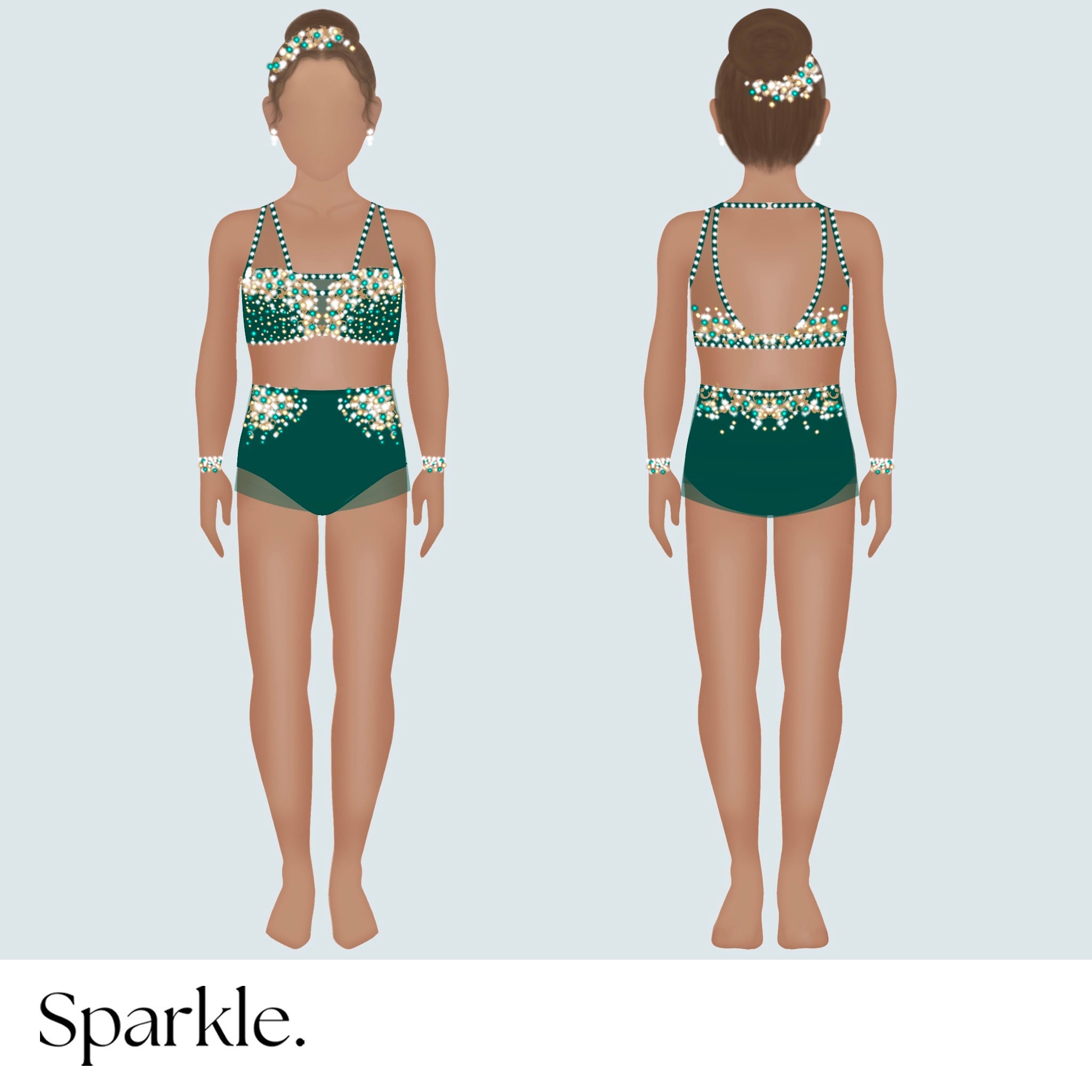 Gilded Forest - CHOOSE CUSTOM COLORS - 25% Deposit to Reserve - Sparkle Worldwide