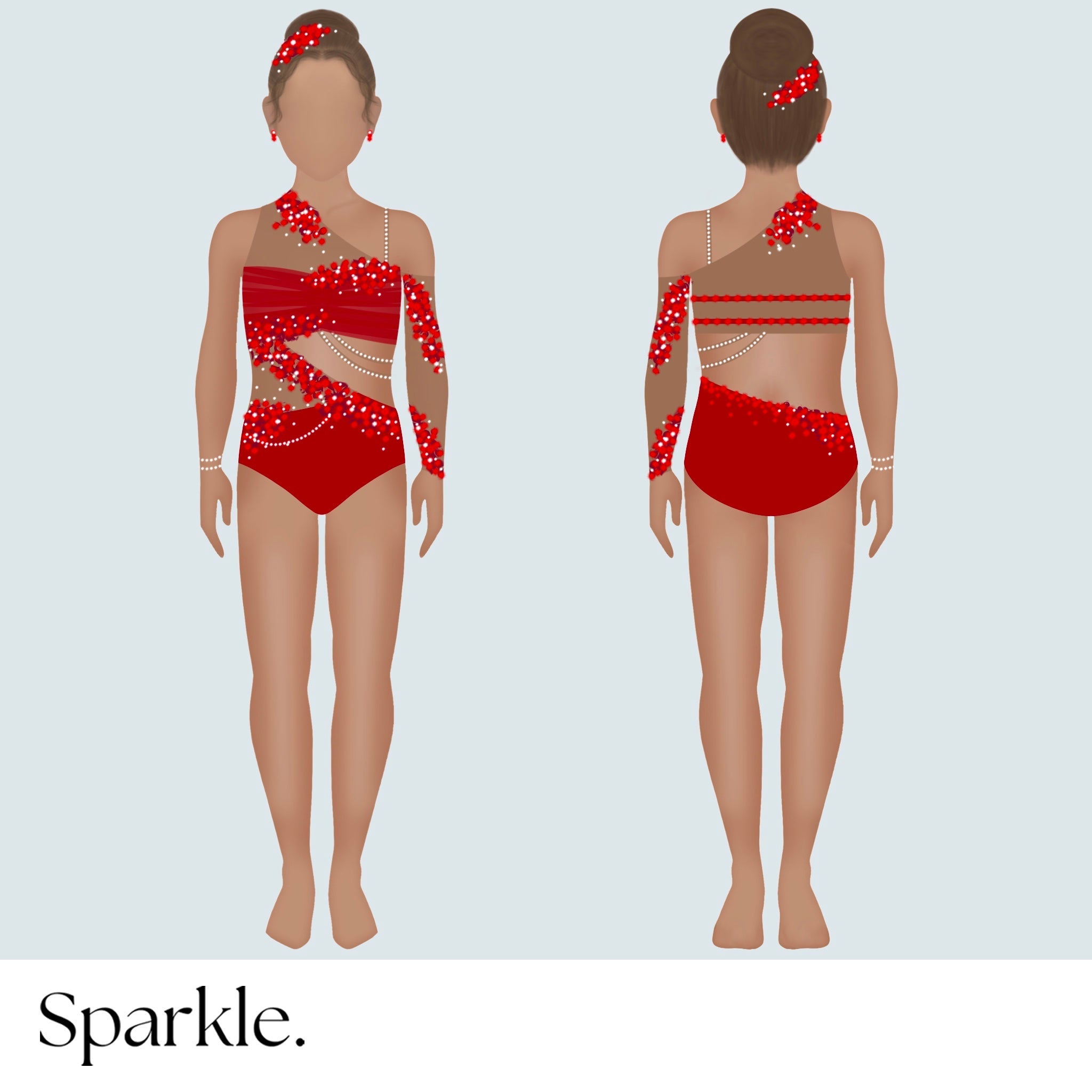 Glimmering Mystery - CHOOSE CUSTOM COLORS - 25% Deposit to Reserve - Sparkle Worldwide