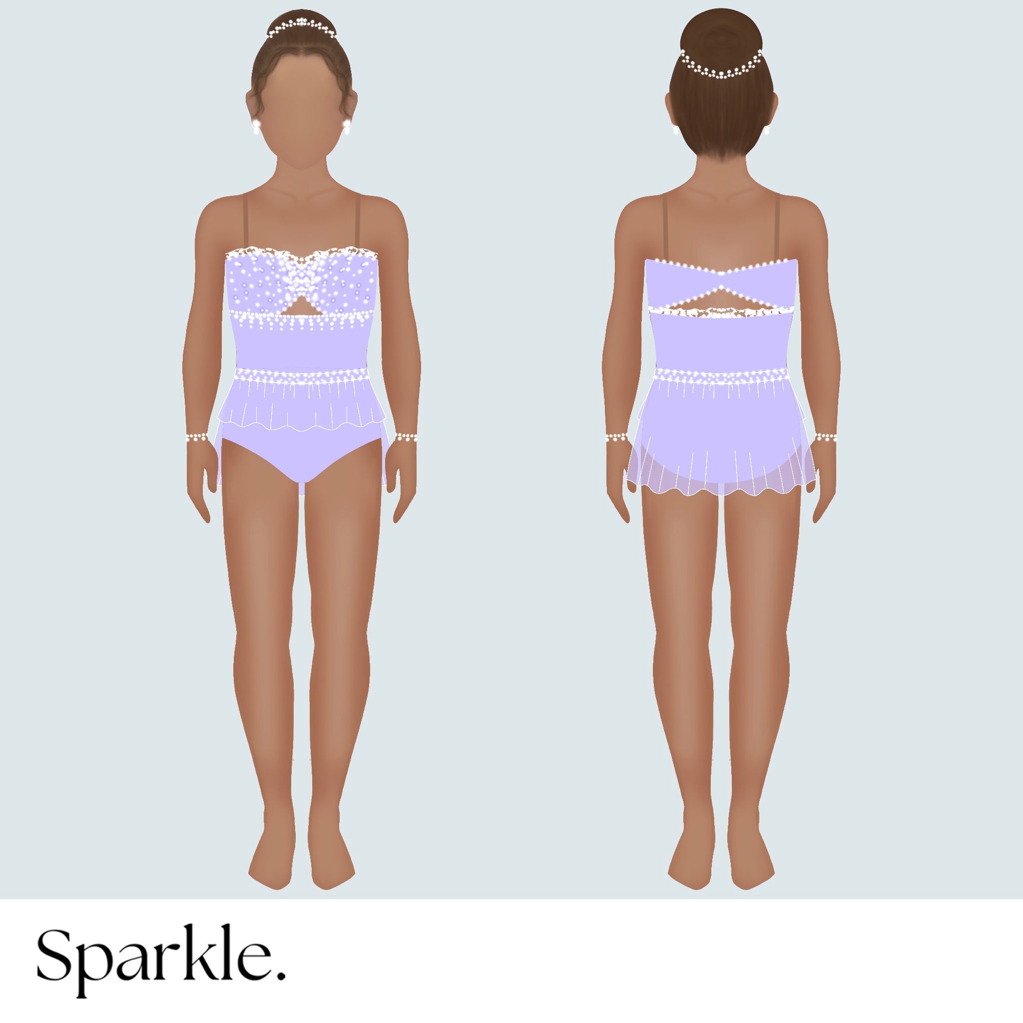 Lavender Lullaby - CHOOSE CUSTOM COLORS - 25% Deposit to Reserve - Sparkle Worldwide