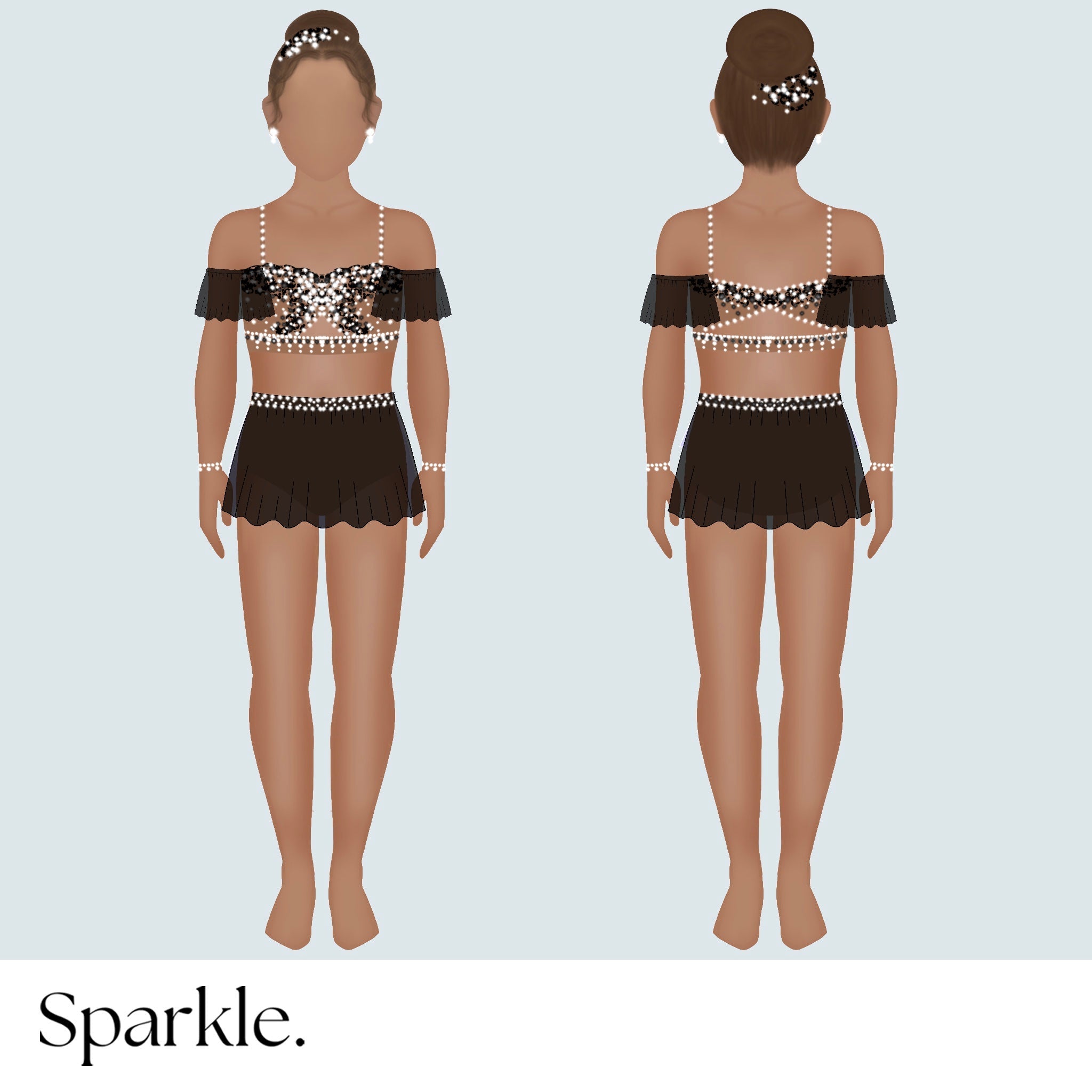 Night Breeze - CHOOSE CUSTOM COLORS - 25% Deposit to Reserve - Sparkle Worldwide