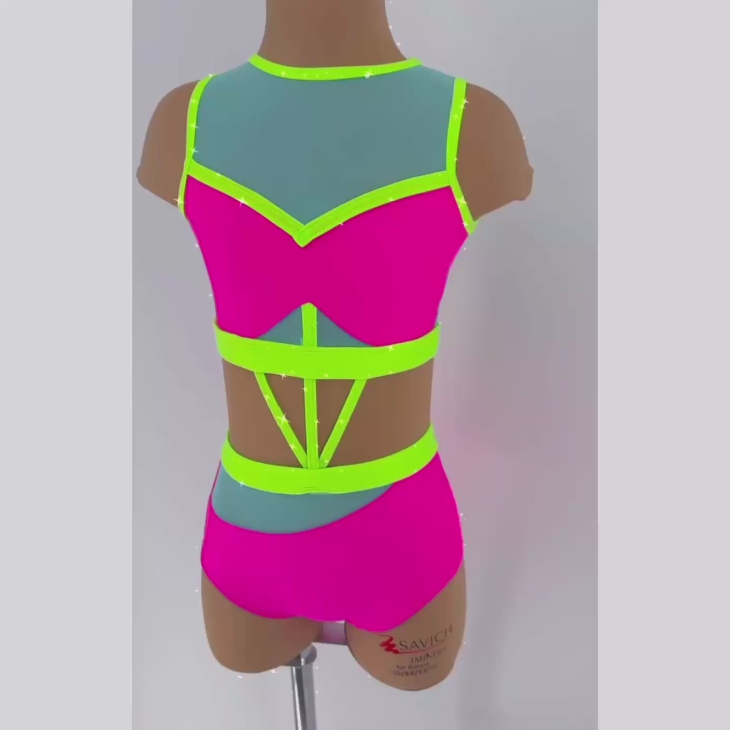 Child 8 | Charisma | Pink, Aqua & Neon Green