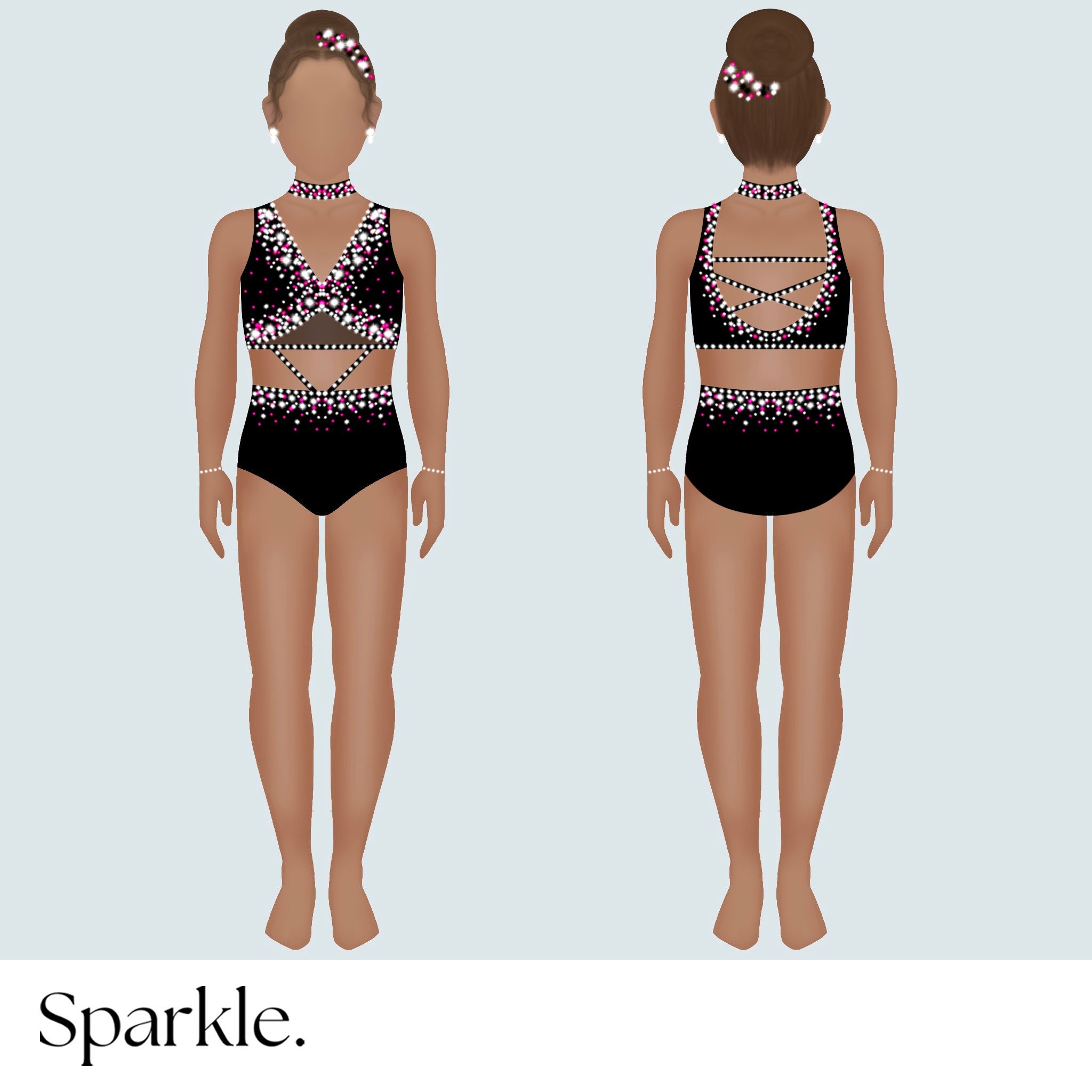 Raspberry Dazzle - CHOOSE CUSTOM COLORS - 25% Deposit to Reserve - Sparkle Worldwide