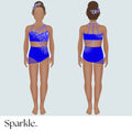 Sapphire Whispers - CHOOSE CUSTOM COLORS - 25% Deposit to Reserve - Sparkle Worldwide