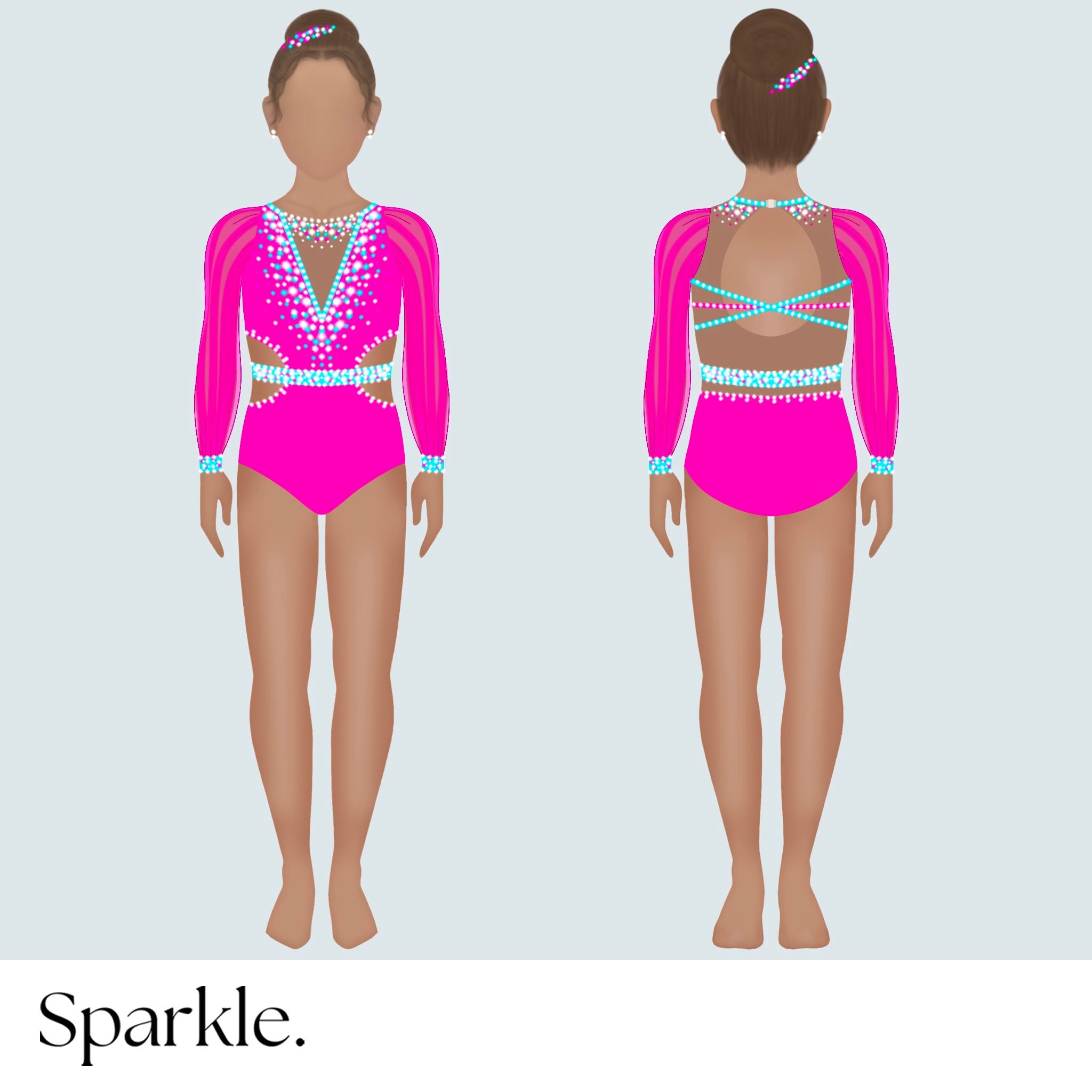 Sassy Sensation - CHOOSE CUSTOM COLORS - 25% Deposit to Reserve - Sparkle Worldwide