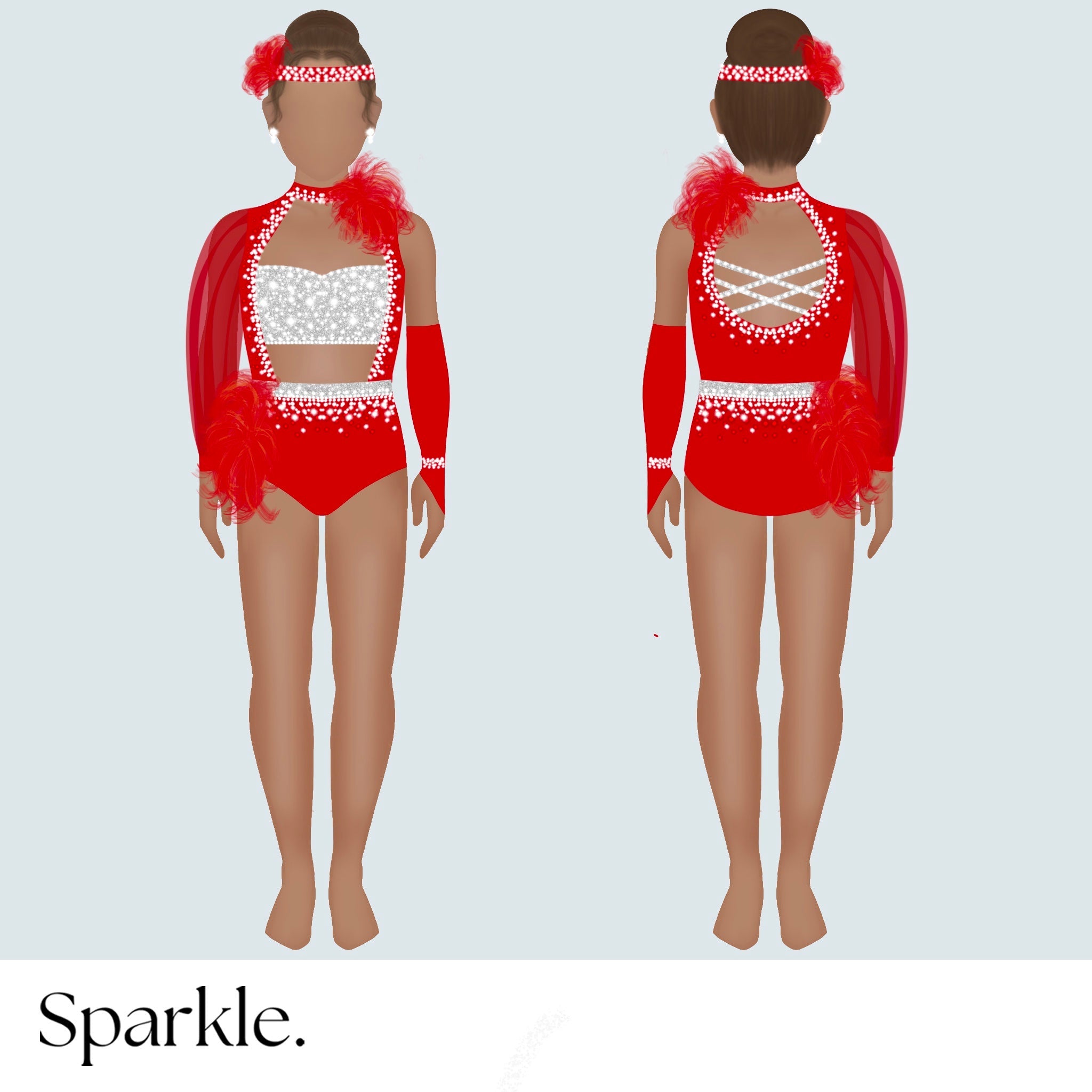 Spring Red Jazz 2026 - CHOOSE CUSTOM COLORS - 25% Deposit to Reserve - Sparkle Worldwide