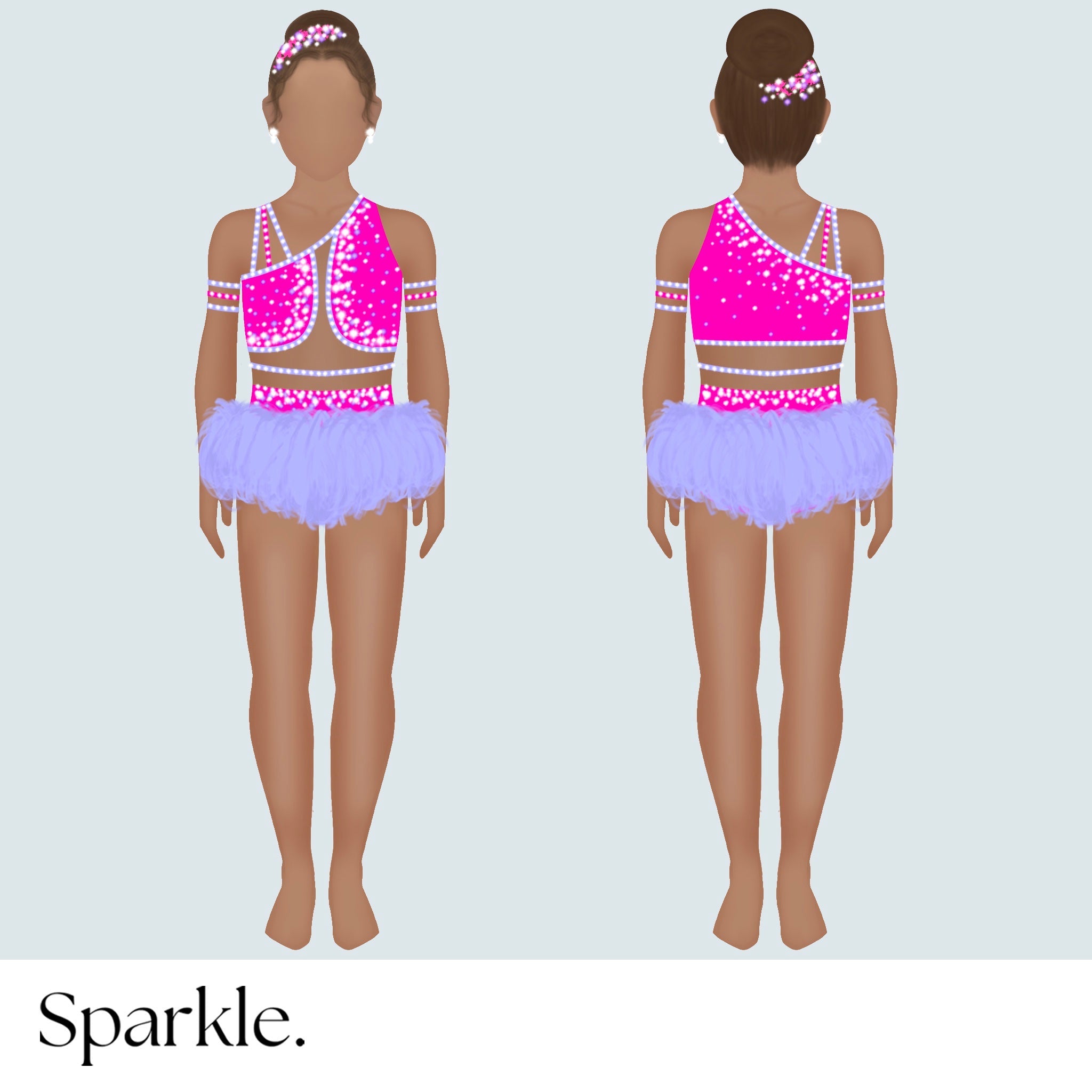 Sugerplum Starlet - CHOOSE CUSTOM COLORS - 25% Deposit to Reserve - Sparkle Worldwide