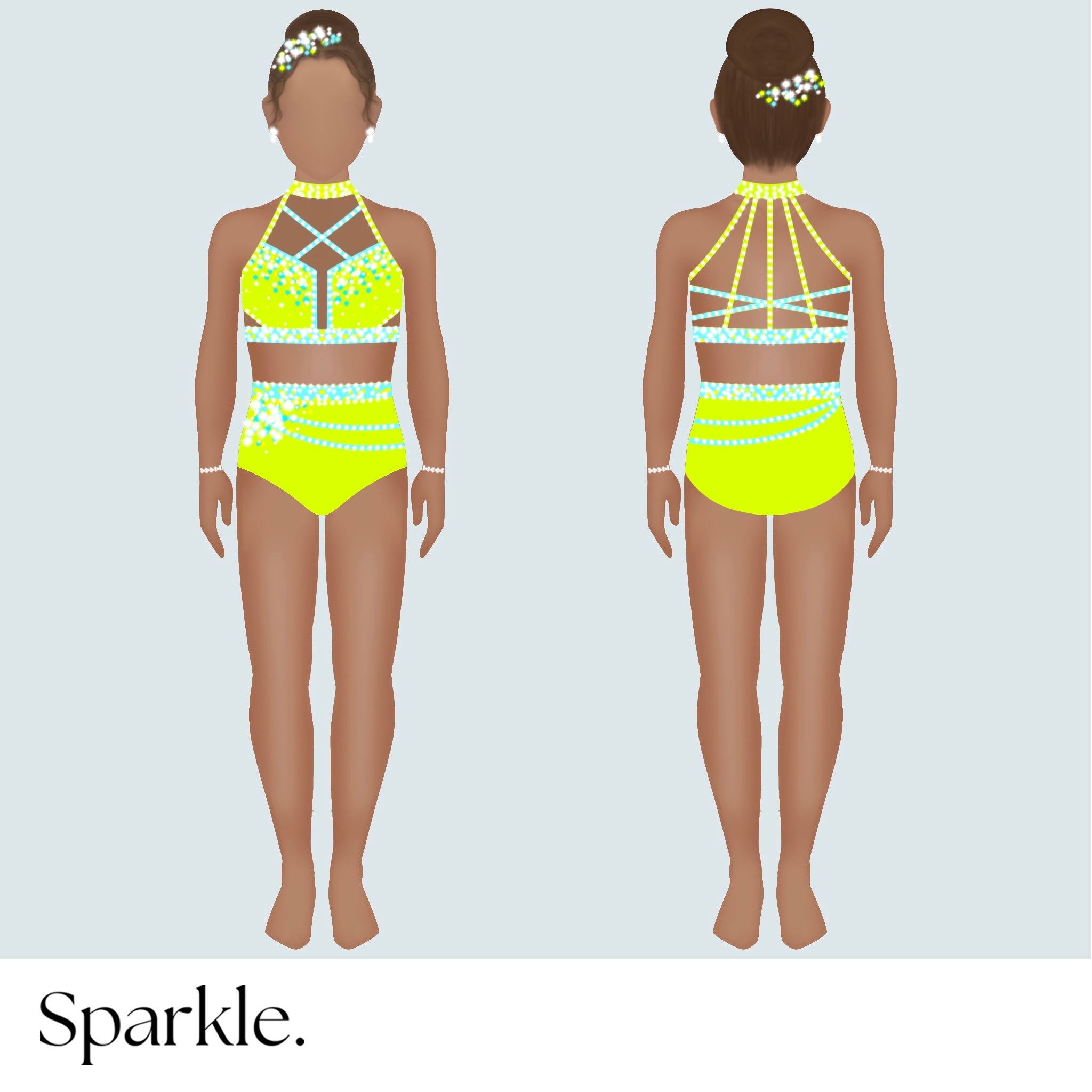 Vivid Glam - CHOOSE CUSTOM COLORS - 25% Deposit to Reserve - Sparkle Worldwide