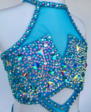 Size 10 | Sparkle Blue Jazz Dance Costume