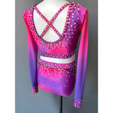 Child 10 | Pink & Purple Ombre Jazz Costume - Sparkle Worldwide