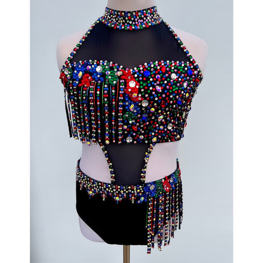 Child 10/12 | Kaleidoscope Jazz Costume - Sparkle Worldwide