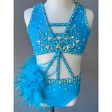 Child 6 | Grecian Blue Jazz Dance Costume - Sparkle Worldwide