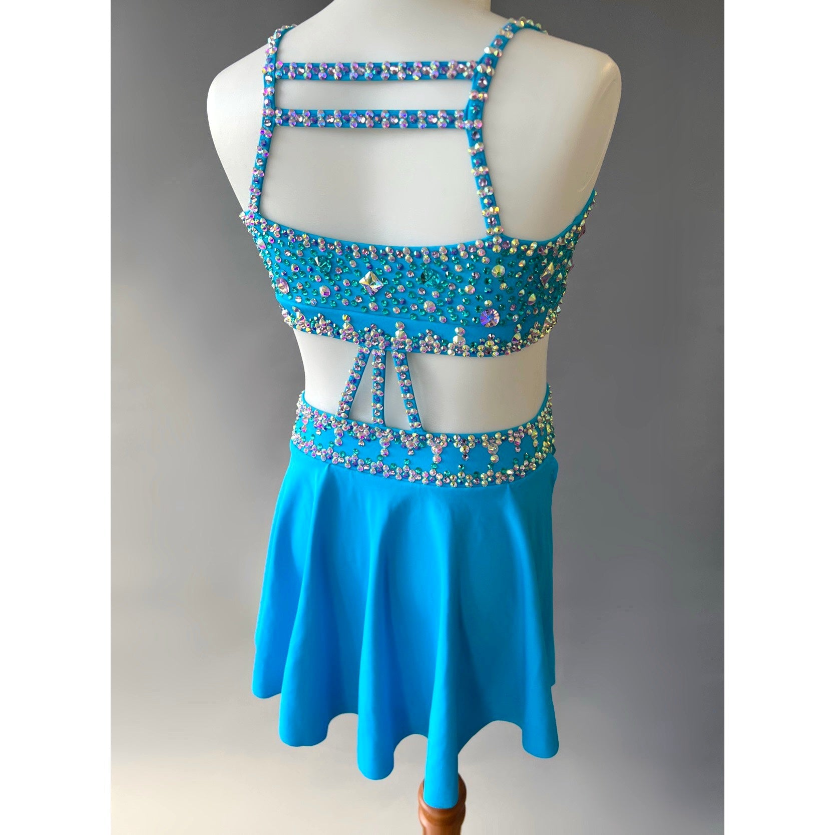 Child 6 | Perfect Blue Jazz Dance Costume - Sparkle Worldwide