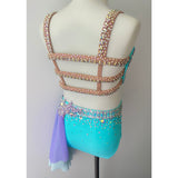 Child 8 | Aqua and Lavender Lyrical Costume - Sparkle Worldwide