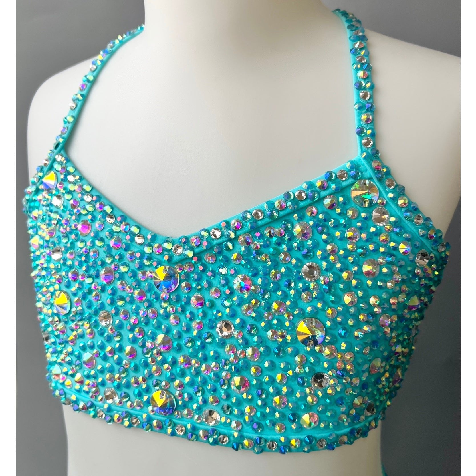 Child 8 | Arctic Blue Lyrical Dance Costume - Sparkle Worldwide