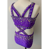 Child 8 | Purple Jazz Dance Costume - Sparkle Worldwide