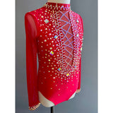 Child 8 | Ruby Red Jazz Dance Costume - Sparkle Worldwide