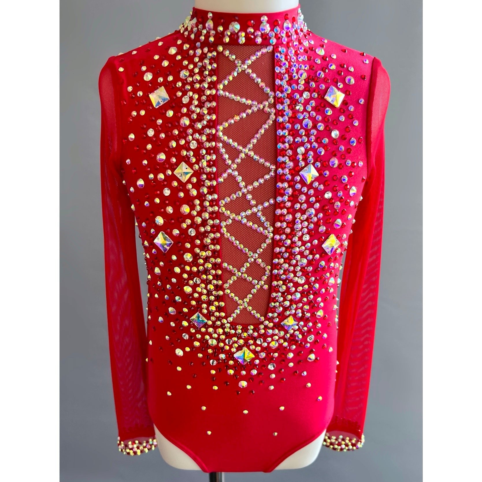 Child 8 | Ruby Red Jazz Dance Costume - Sparkle Worldwide