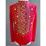 Child 8 | Ruby Red Jazz Dance Costume - Sparkle Worldwide