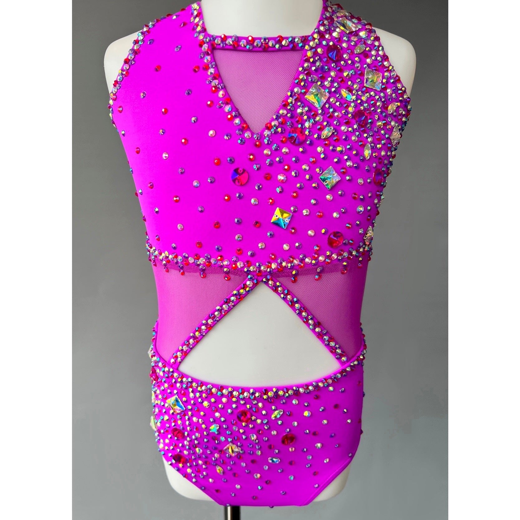 Size 10 | Purple Orchid Jazz Dance Costume - Sparkle Worldwide