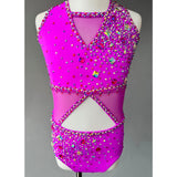 Size 10 | Purple Orchid Jazz Dance Costume - Sparkle Worldwide