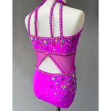 Size 10 | Purple Orchid Jazz Dance Costume - Sparkle Worldwide