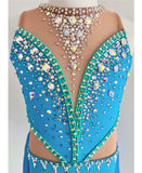 Size 8 | Blue & Mint Lyrical Costume - Sparkle Worldwide